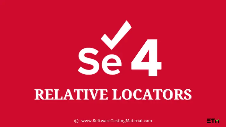 Selenium Relative Locators