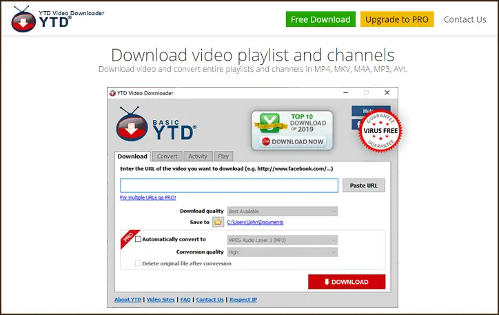 YTD Youtube Video Downloader