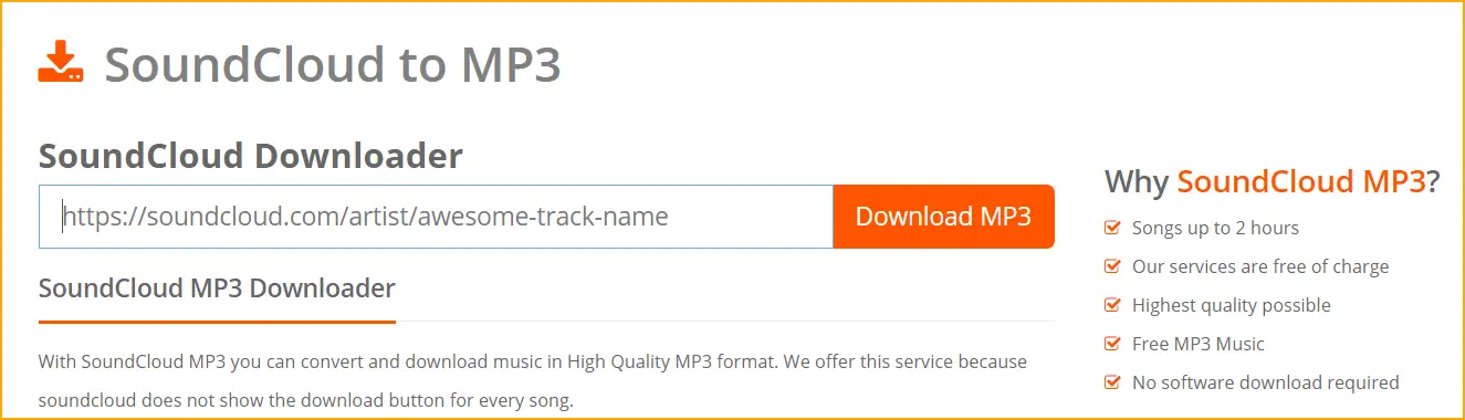 SoundCloud Mp3 Downloader