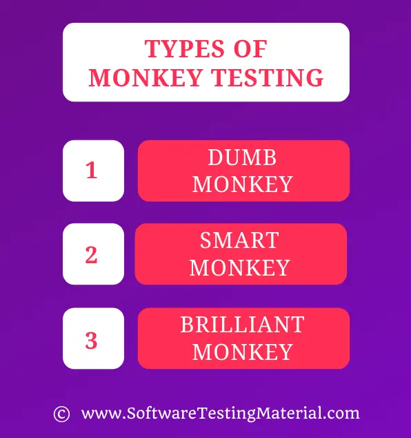 Types of Monkey Testing