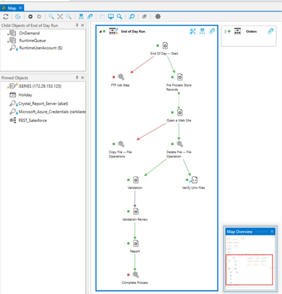 ActiveBatch Map