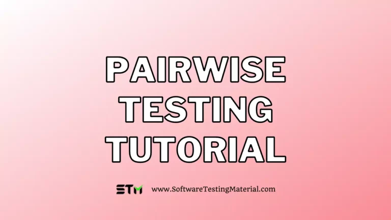 Pairwise Testing