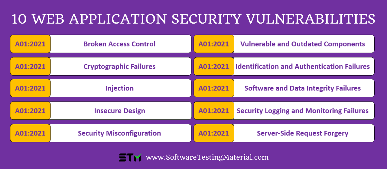 10 Web Application Security Vulnerabilities
