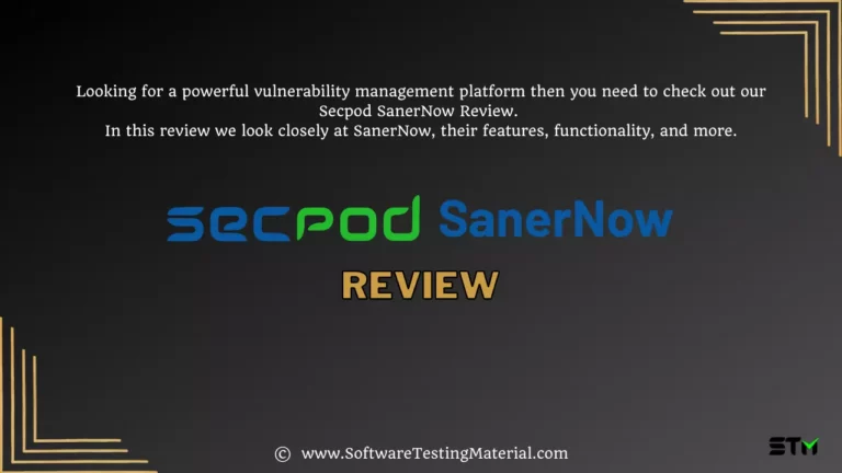 SecPod SanerNow Review 2024 | Powerful Vulnerability Management Platform