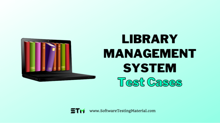 Best Sample Test Cases for Library Management System