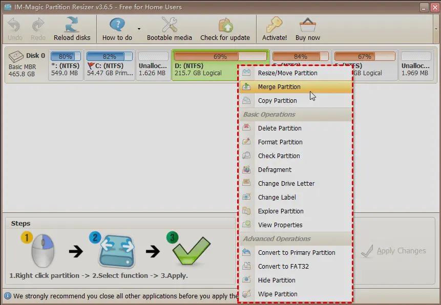 IM-Magic Partition Resizer