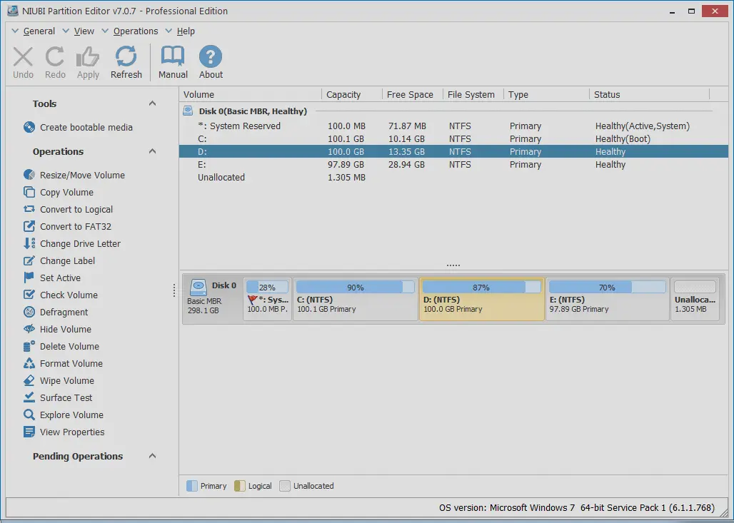 NIUBI Partition Editor