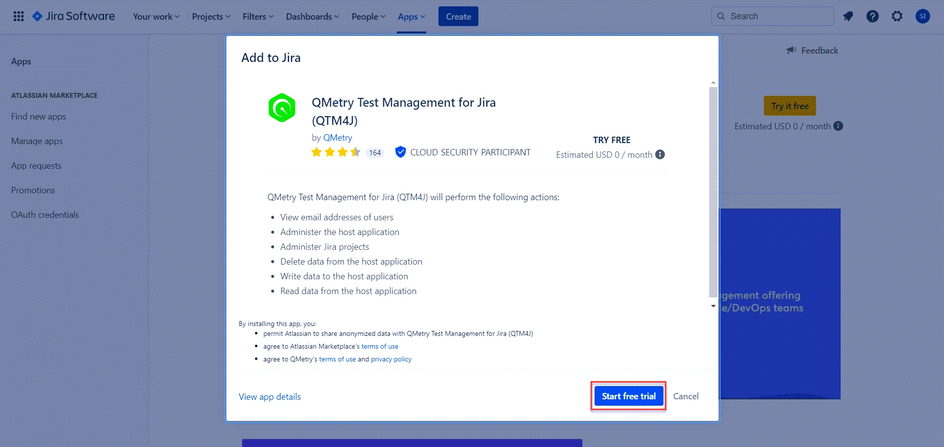 QTM4J Atlassian Start Free Trial