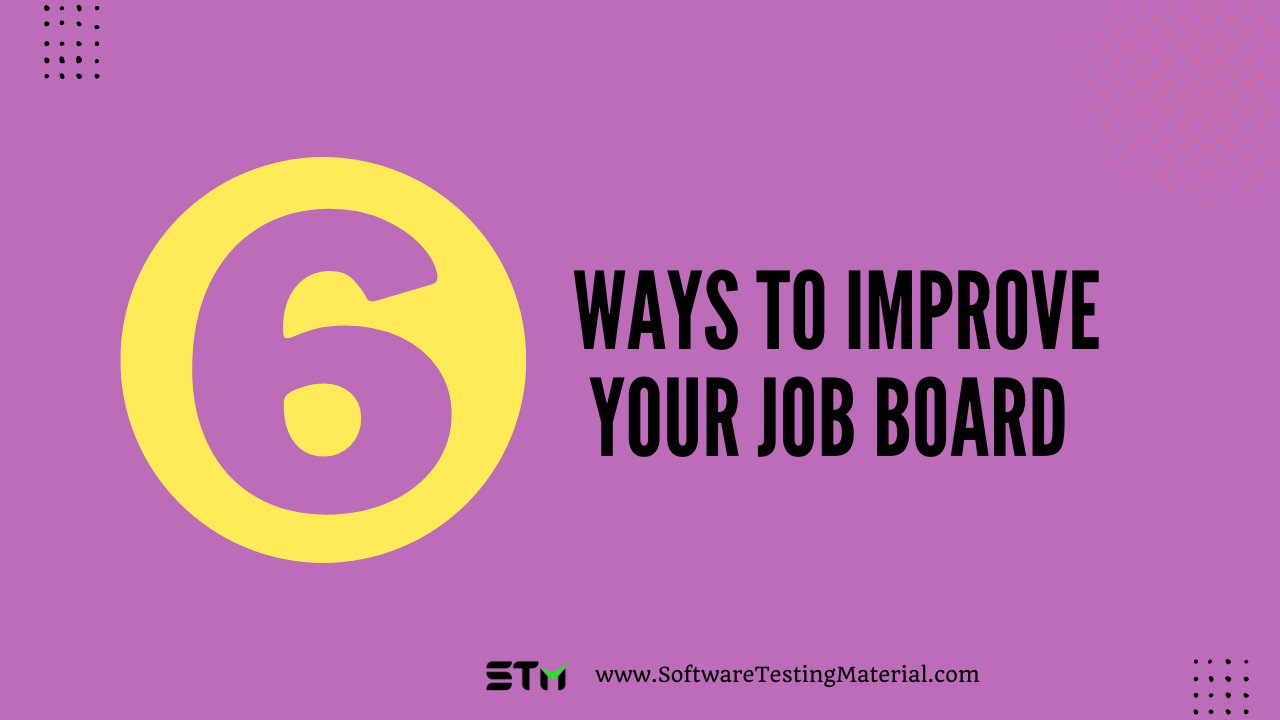 6 Ways To Improve Your Job Board