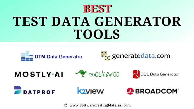 Test Data Generator Tools