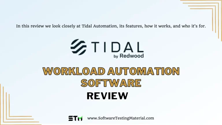 Tidal Workload Automation Software Review