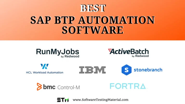 Best SAP BTP Automation Software