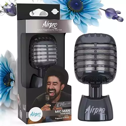 Airpro Luxury Mic Man Black - Velvet Mask Fragrance