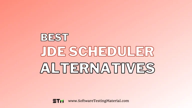 Best JDE Scheduler Alternatives