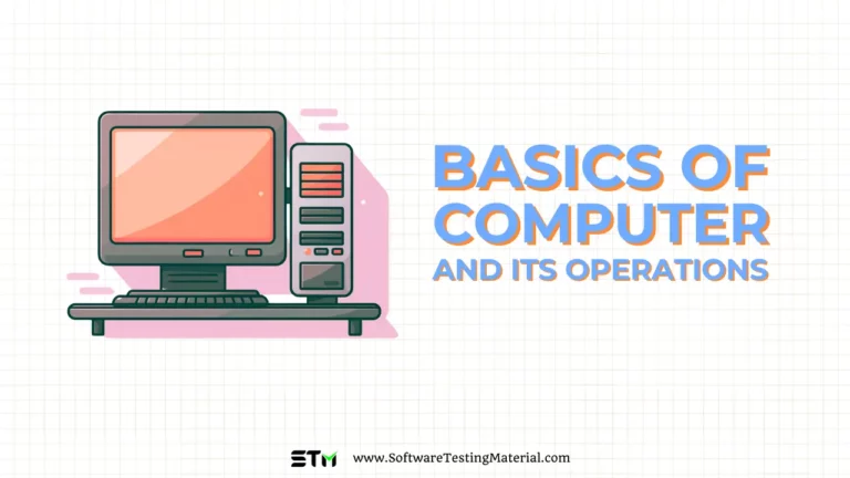 Basics of Computer And Its Operations