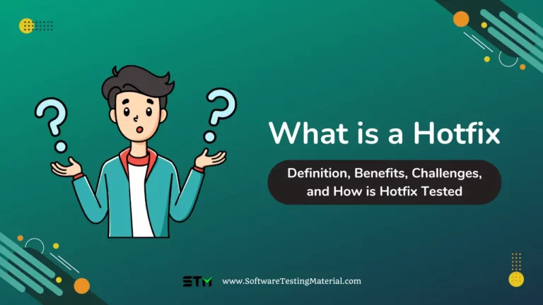 What is a hotfix in software testing