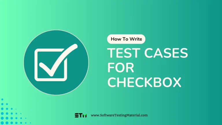 Test Cases for Checkbox