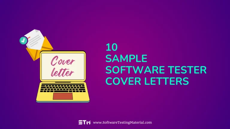Software Tester Cover Letter: 10 Winning Examples to Land QA Jobs