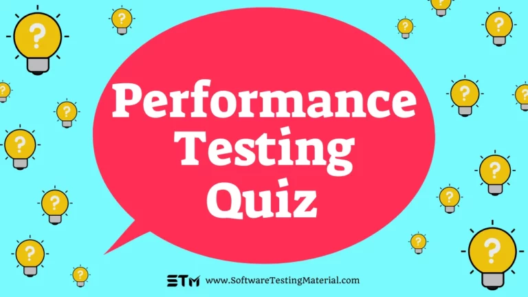 Performance Testing Quiz