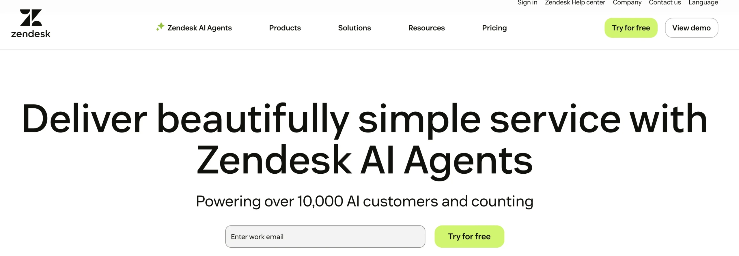Zendesk for Service Management
