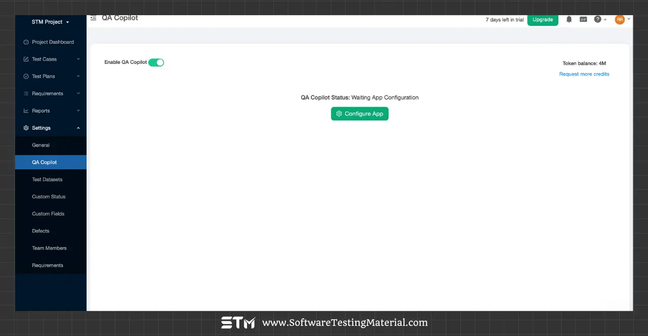 TestCollab QA Copilot Configure App