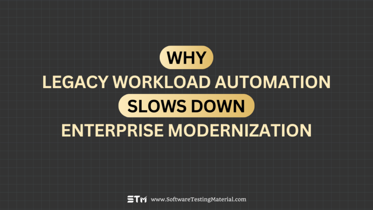 Why Legacy Workload Automation Slows Down Enterprise Modernization